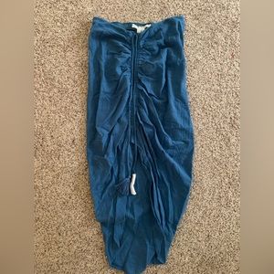 NWT VERONICA BEARD CINCHED MIDI SKIRT